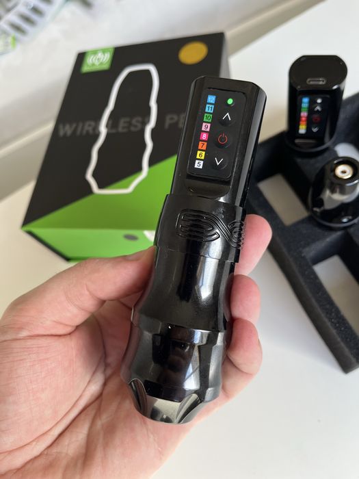 Máquina Tatuagem Profissional tipo FK Irons Exo NOVA Tattoo 2 baterias