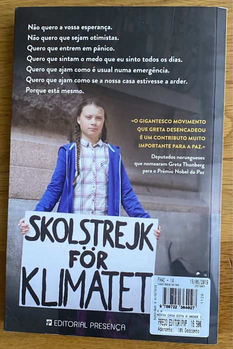 Livro - A nossa casa está a arder