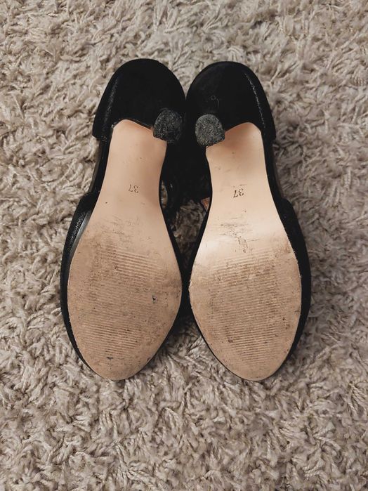 Sapatos Mary Jane pretos 37