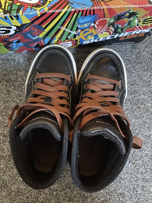 Ботинки хайтопы кеды Skechers