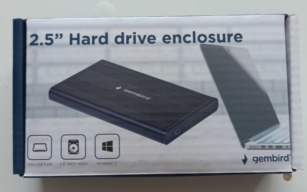 Obudowa Gembird 2.5" na dysk Sata