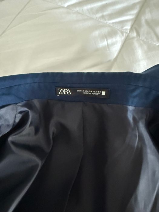 Casaco blazer Azul Slim Fit da Zara