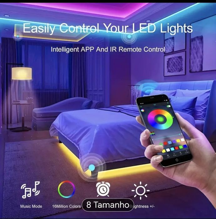 Fita LED Inteligente de 15 metros - Nova
