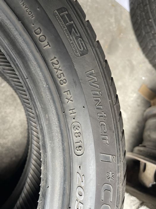 Штны 205/55 R17 Hankook RFT б/у пара зима 6мм L9