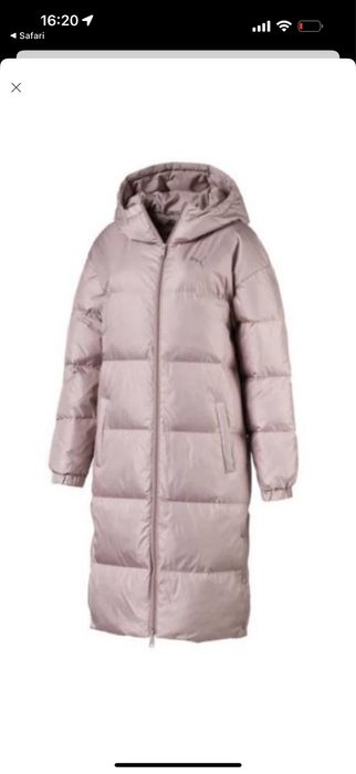 Пуховик рожевий , натуральний.