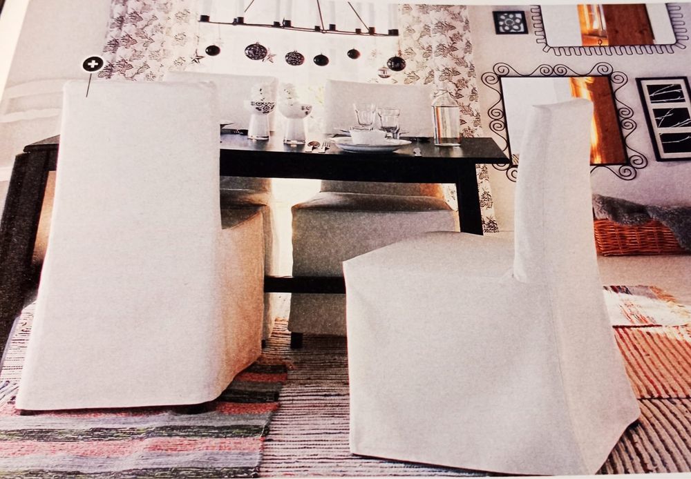 4 Cadeiras Ikea Henriksdal com capas