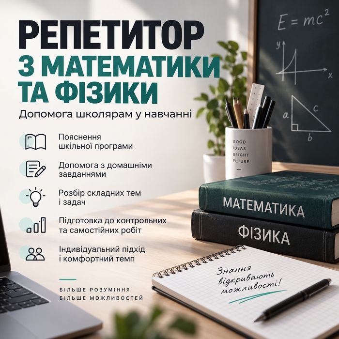 Репетитор з математики і фізики