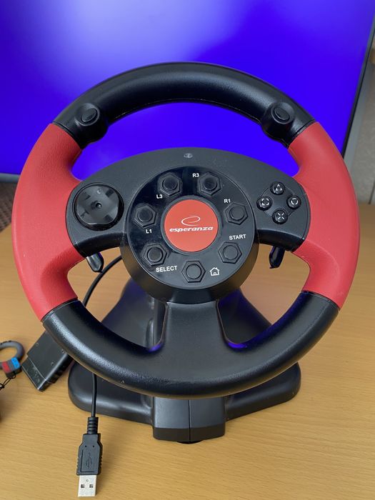Руль+педалі esperanza