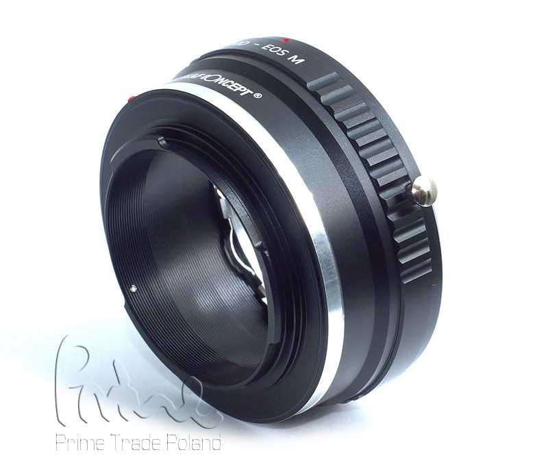 Adapter Minolta MD na EOS M EF-M K&F Concept jakość ma znaczenie