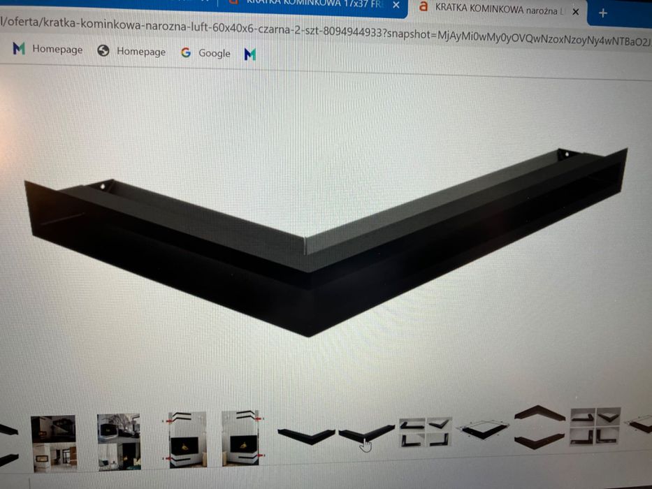 Otwory wentylacyjne do kominka