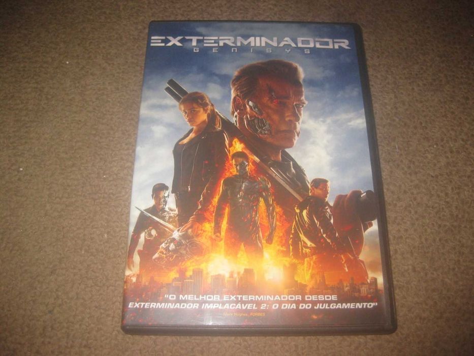 DVD "Exterminador: Genisys" com Arnold Schwarzenegger/Raro!
