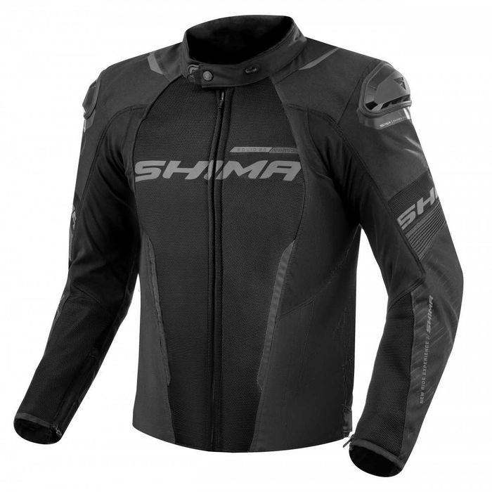Kurtka motocyklowa Shima Solid 2.0 VENT BLACK - Motorbiker PROMOCJA
