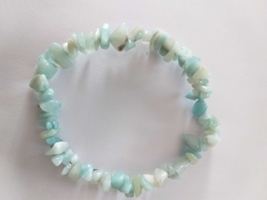 Pulseira de pedras naturais - Amazonite - fortalece a mente