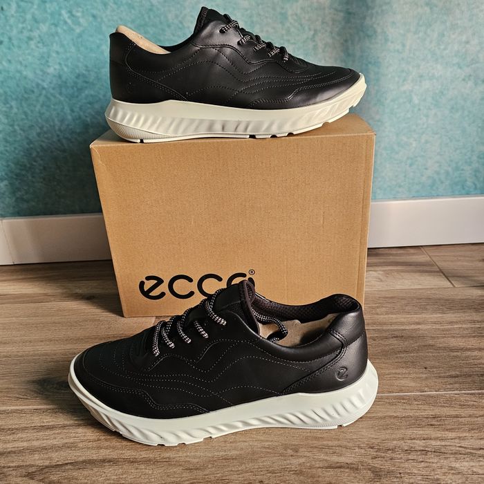 ECCO Ath-1ftr Skórzane Sneakersy Damskie Sportowe  41 26.5