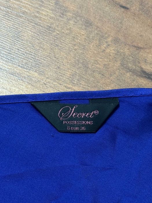 Koszulka nocna halka piżama piżamka satynowa Secret Possessions 36 S