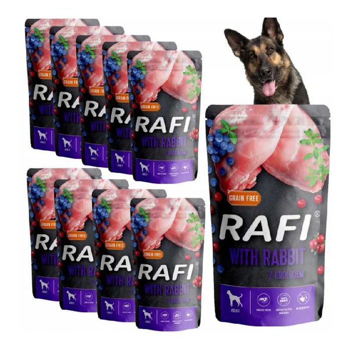 Karma saszetki Rafi 40x500g mix