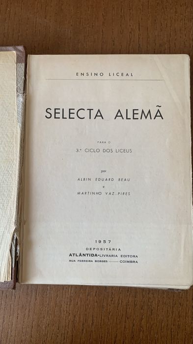 Selecta alemã (3.º ciclo)