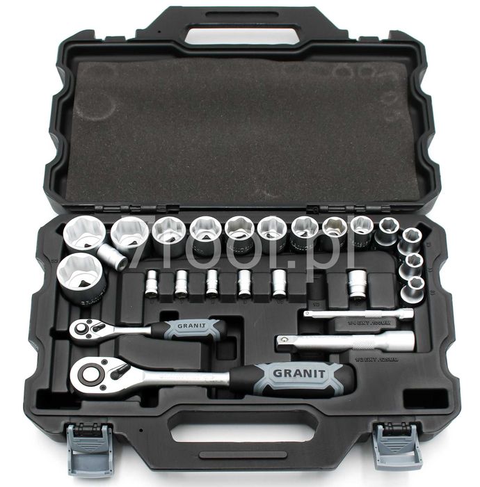 Zestaw kluczy nasadowych 1/4