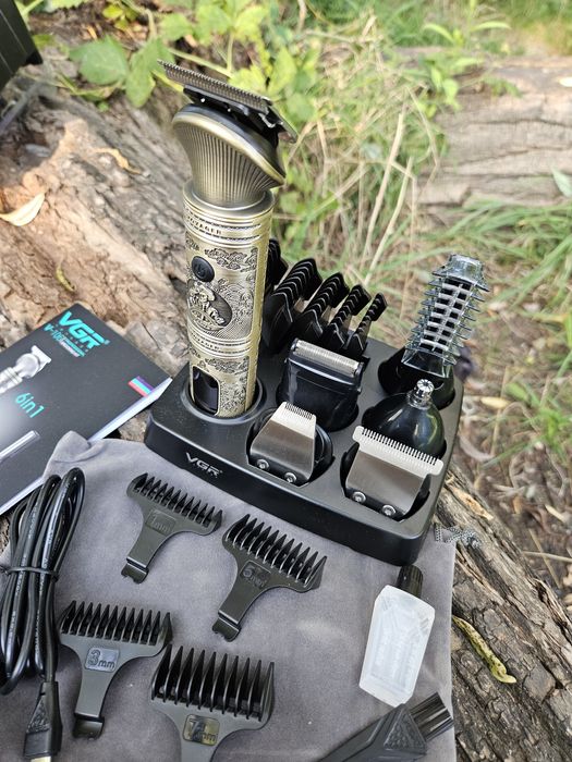 Набір ‼️VGR 106 машинка стрижки тример вуха триммер бороди трімер ніс