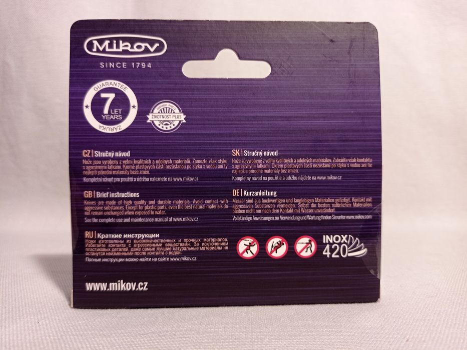 MIKOV nožička mały scyzoryk kieszonkowy INOX 420
