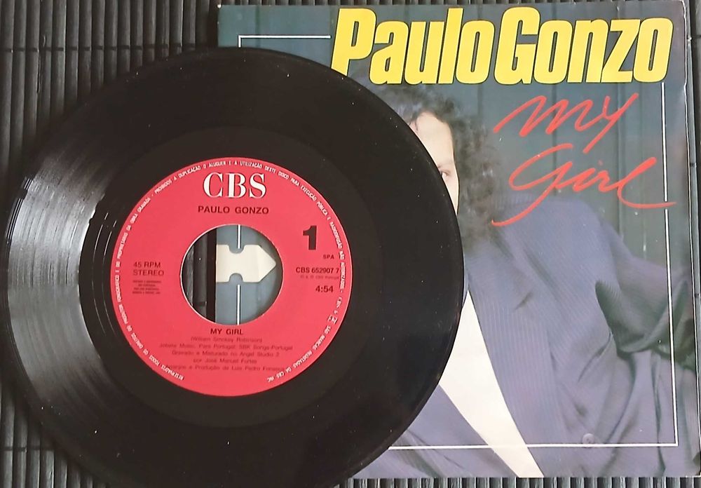 Paulo Gonzo - My Girl (Vinil 7")