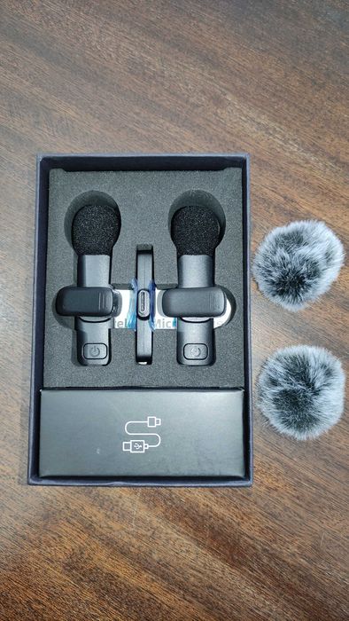 Microfone Lapela Sem Fios Duplo64409546810499123