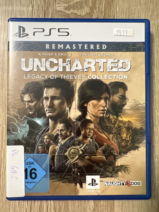 #1977 uncharted legacy of thieves collection remastered ps5 playstation 5 gra