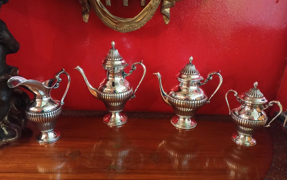 Serviço Chá Café Tabuleiro B. Prata 1