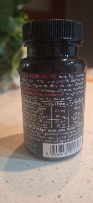 Berberys Fit Active Premium 50 +20 kapsułek