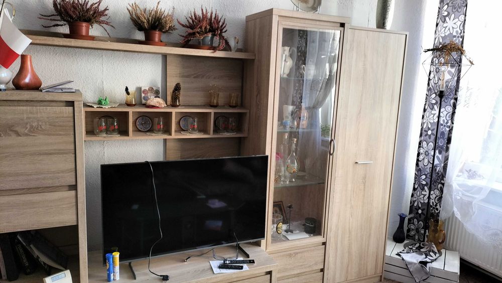 meblościanka dąb sonoma