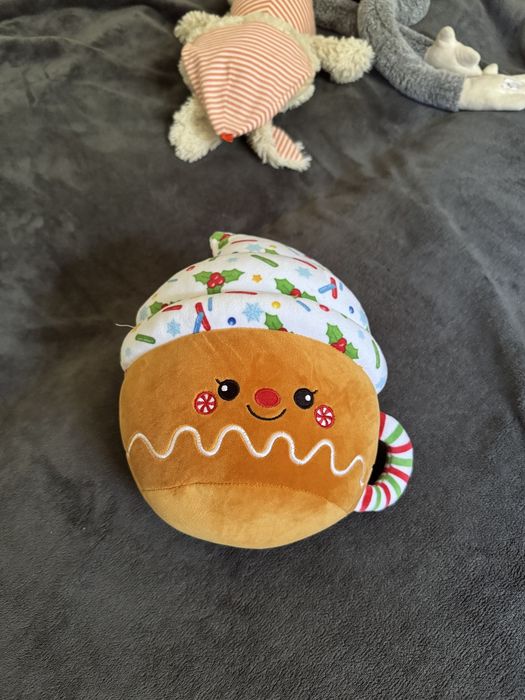 Подушка кекс рождественский кексик как squishmallows