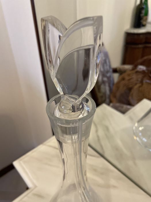 Peca Unica Decorativa em  Cristal Transparente