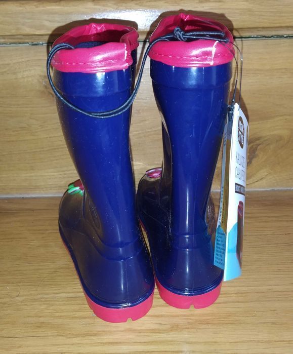 Buty kalosze chłopięce, gumowce dinozaur 28