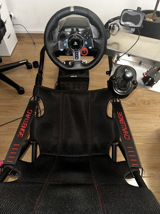 Playseat Challenge + Logitech G29 + Shifter + Travão de Mão