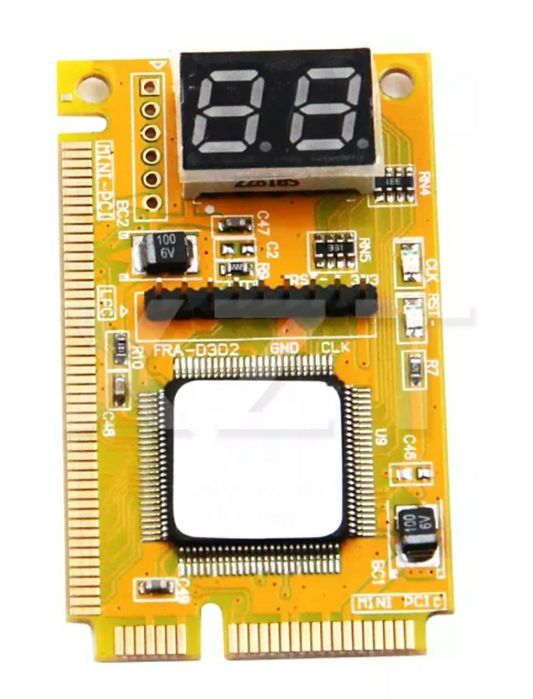 Mini testador de motherboard's e portáteis Mini PCIe - CMOS POST CODES