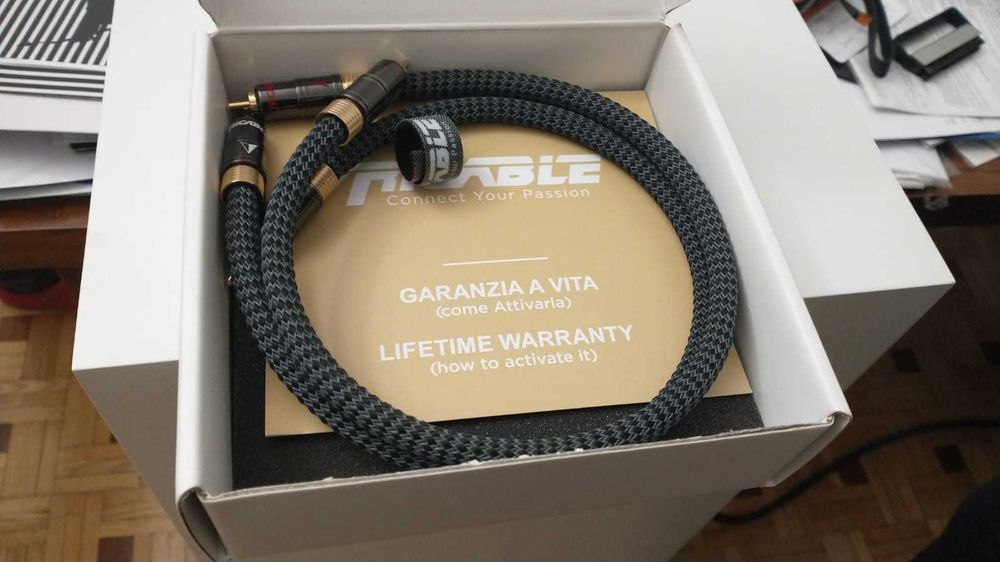 Przewody RCA Ricable MR05 0,5m interconnect Cinch para