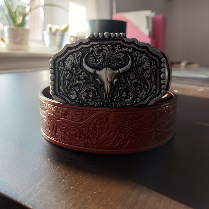 Pasek kowbojski western wild west kowbojski dziki zachód