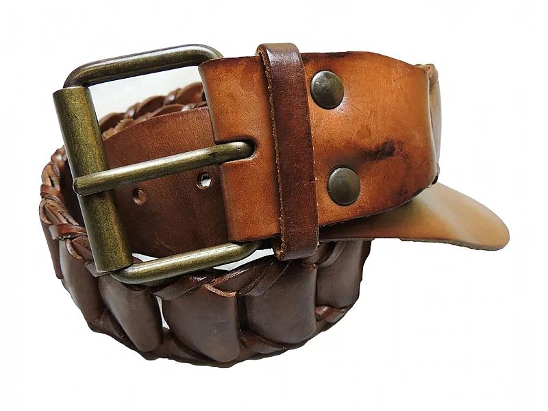 Pasek Gerard Darel Skóra Rock Glam Punk Gothic Skórzany Premium Belt