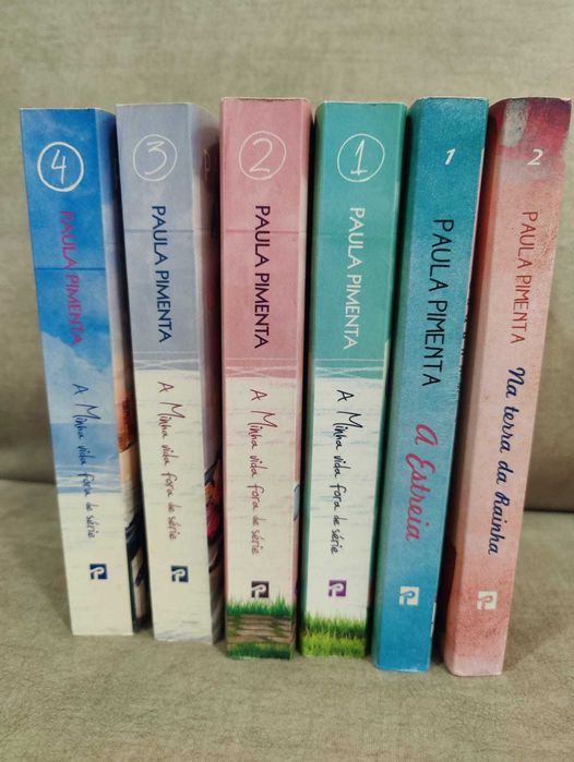 Coleção de 7  livros da Paula Pimenta em ótimo estado