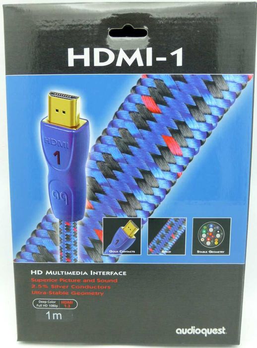 Audioquest Hdmi Mocha/Coffee 1m , e HDMI-1  de 12m