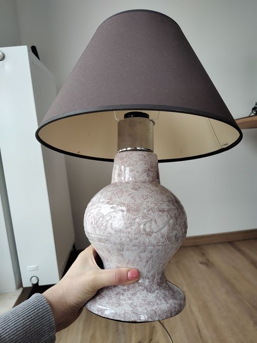 Duża bułgarska lampka nocna retro lata 70.