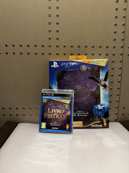 Wonderbook: Livro de Feitiços PS3 - completo (jogo + livro AR)