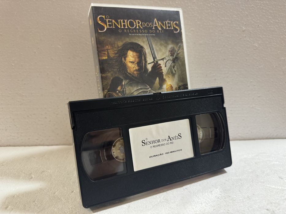 Cassetes VHS Senhor dos Aneis
