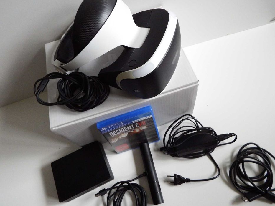 MEGA ZESTAW Sony PS4 VR2 ! + Resident Evil Biohazard VR / KAMERKA V2