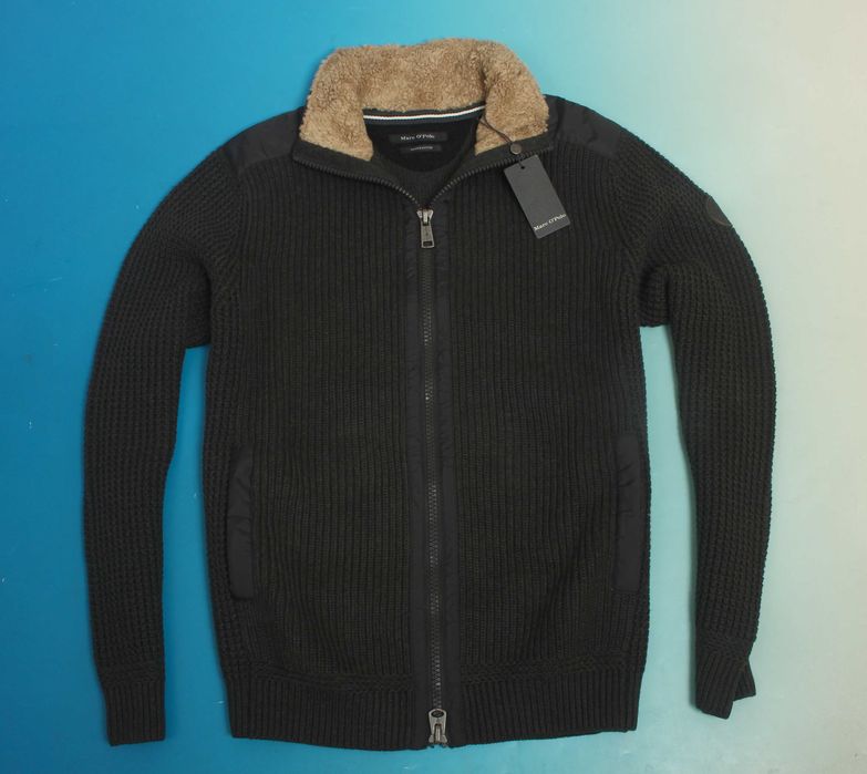 Marc O'Polo Sweter bawełniany - Gassed Cotton