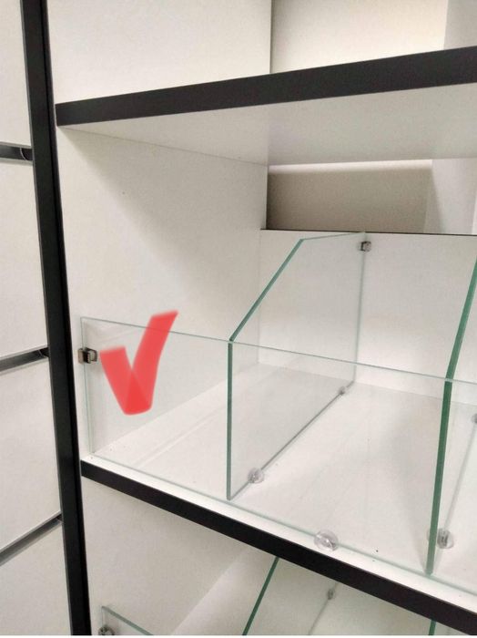 Стелаж кондитерський з перегородками