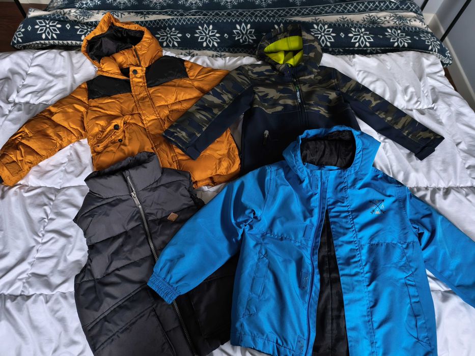 Duży zestaw ubranek dla chłopca r. 122