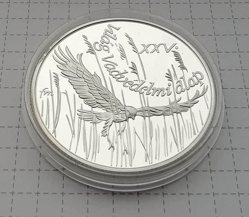 Угорщина 500 Форинтів 1988р. СРІБЛО.ПРУФ.Всесвітній фонд дикої природи