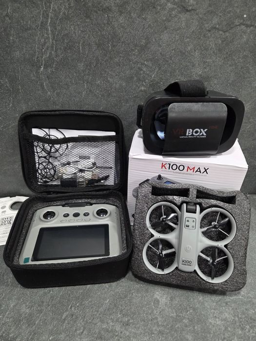 Дрон K100max з VR окулярами, міні дрон, дрон для початківців, дрон для дітей,дрон з камерою 8К, квадрокоптер