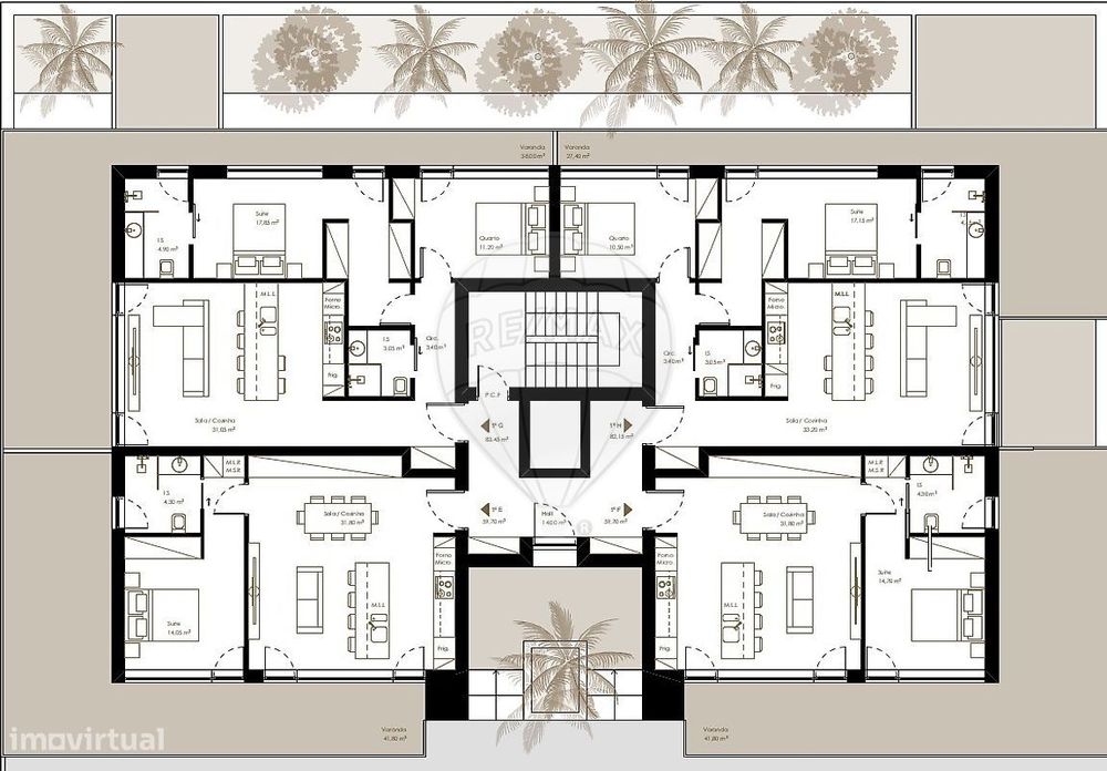 Apartamento T1 para venda